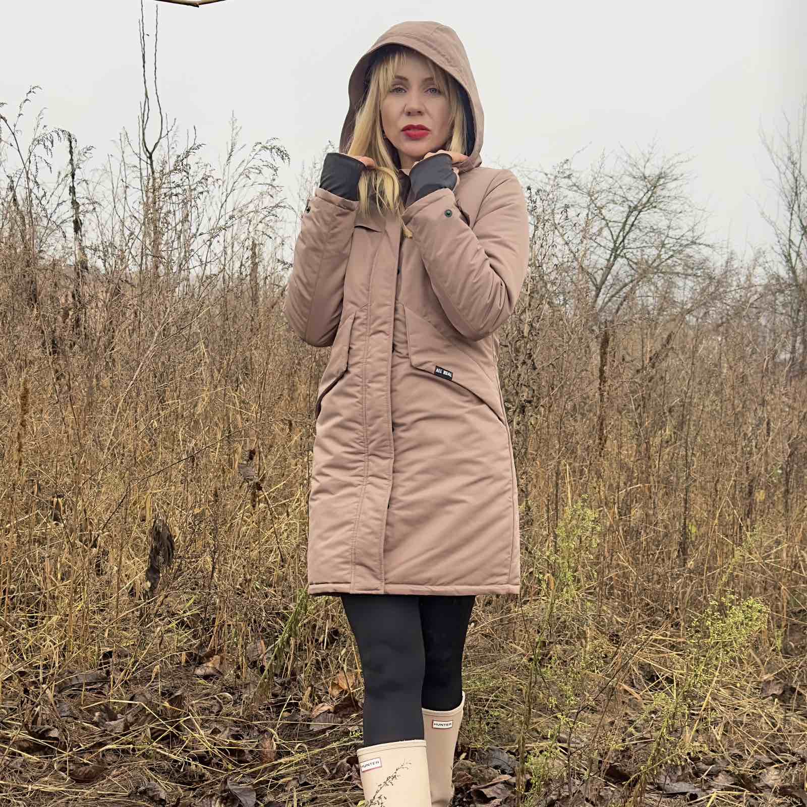 Парка зимова жіноча Winter Diamond бежева